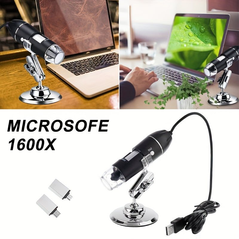 1600X HD USB Microscope Magnifier WIN XP 7 VISTA System