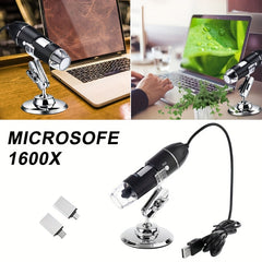 1600X HD USB Microscope Magnifier WIN XP 7 VISTA System