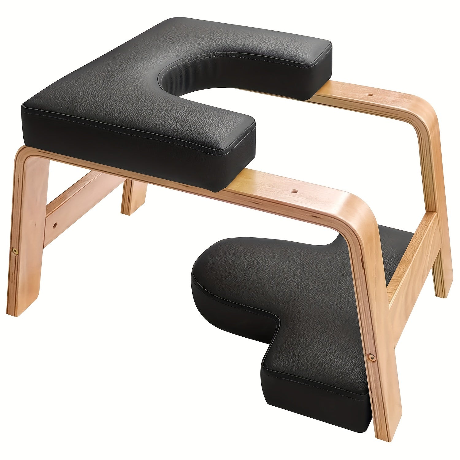 Yoga Chair With Soft Pads Headstand Trainer For Core Strength
