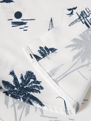 Men's Coconut Tree Hawaiian Shirt - Short Sleeve Button Up