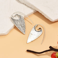 Vintage Silver Boho Geometric Earrings Women Party Jewelry