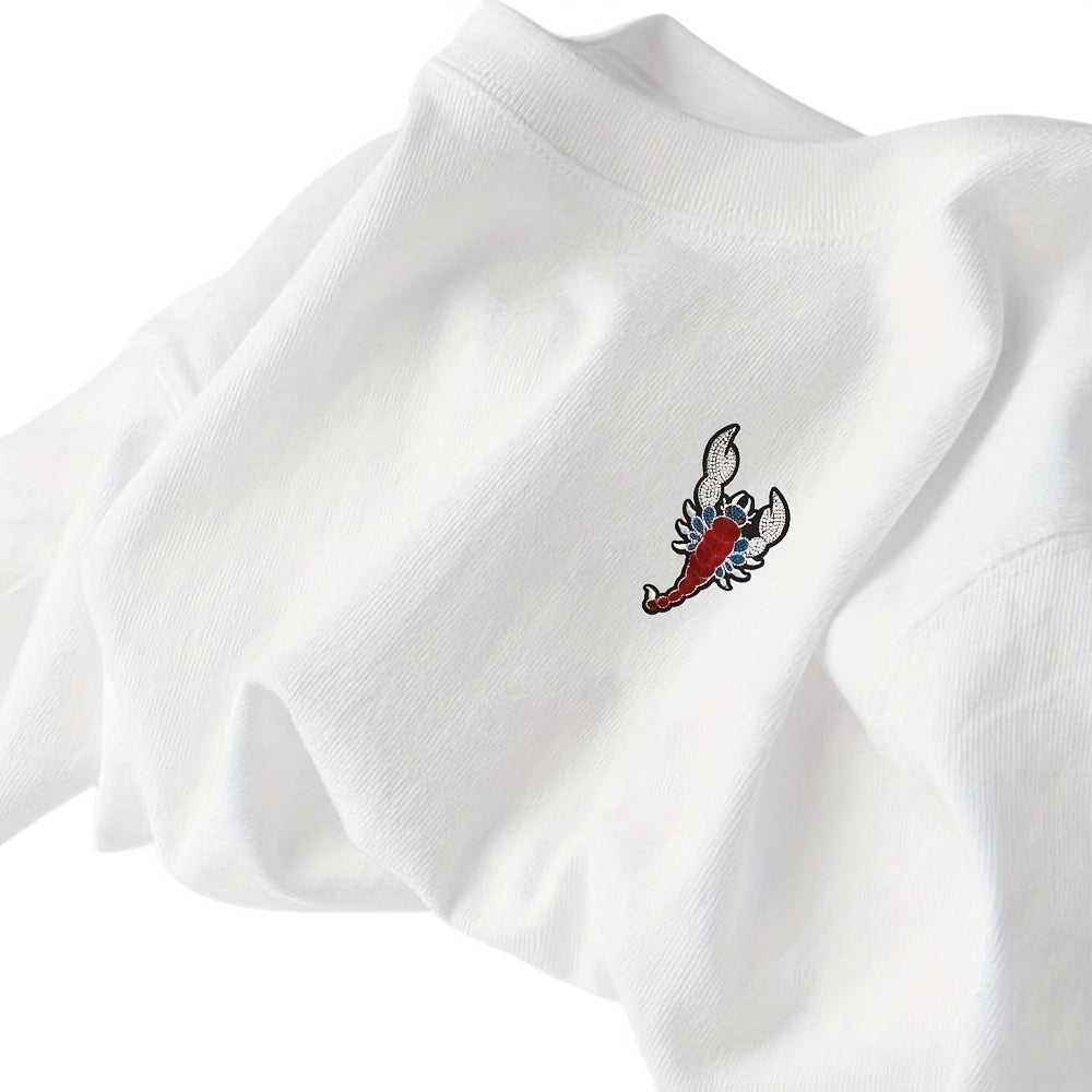 Scorpion Iron on Embroidery for DIY Clothing Cases Hats Bags Paintings