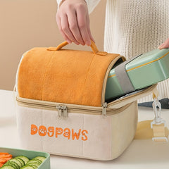 Personalized Toast Lunch Bag Insulated Double Layer Thick Shoulder H