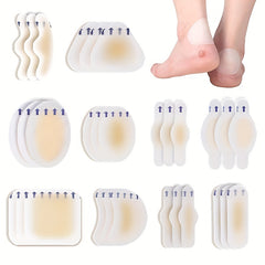 2pcs Gel Heel Posts Women's High Heels Foot Stickers