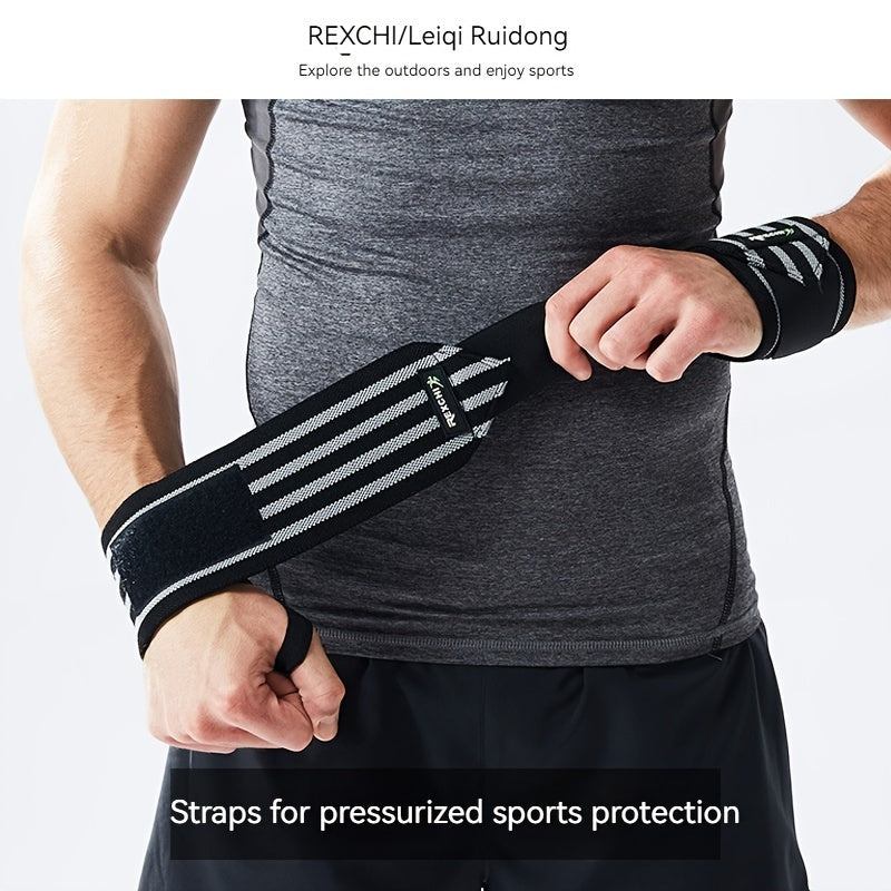 Sports Wrist Strap Weightlifting Wrapping Strap Compression Protector