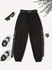 Boys Street Hip Hop Cargo Pants Soft for Spring and Autumn Kids