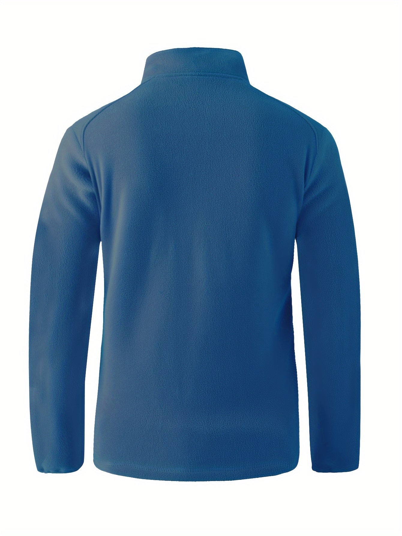 Men's Warm Fleece Stand Collar Jacket for Outdoors