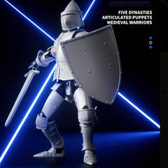 Mechanical Medieval Knight Toy Model Kit with Accessories