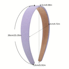 Glitter Wide Headband Sparkly Hair Accessory Women Girls