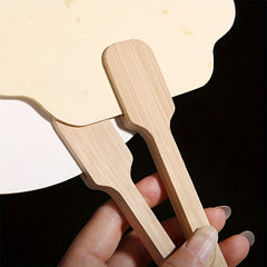 DIY Blank Fan for Painting Children's Watercolor Painting Fan