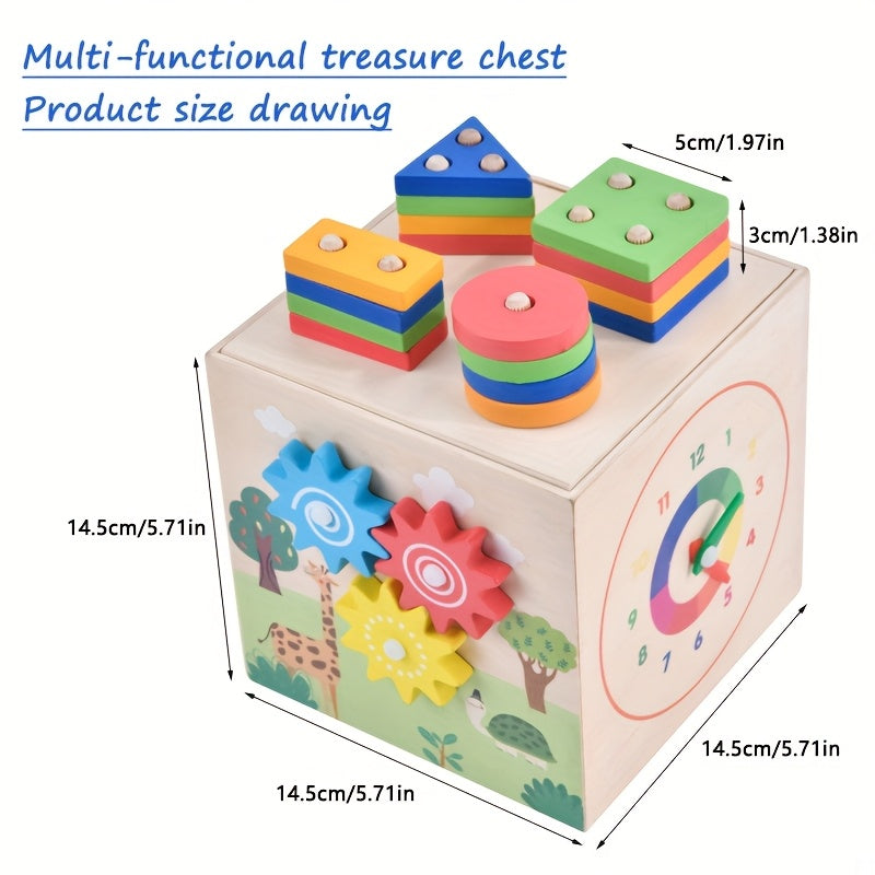 Kids Toolbox Shape Sorting Educational Toy Holiday Gift