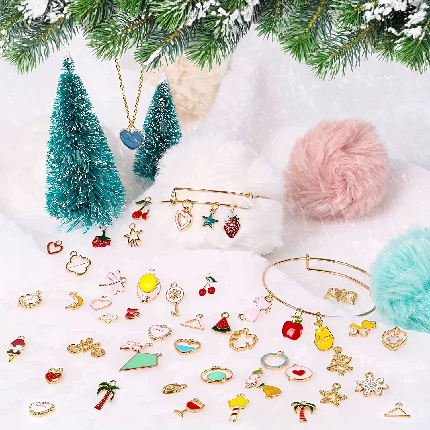 Assorted Jewelry Charms for DIY Necklace Bracelet Making