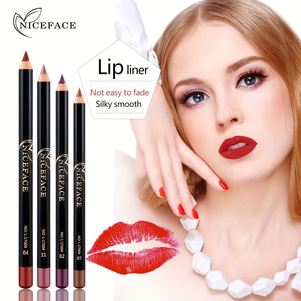Matte Waterproof Lip Liner Pen Nude Contouring Makeup Stick
