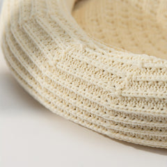 Striped Knitted Beret Solid Painter Cap Classic Octagonal Hat