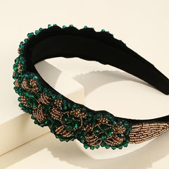 Crystal Rhinestones Headband Hair Accessories Embellished Beaded Headband