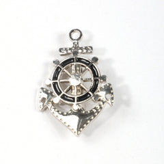 1PC Men's Boat Rudder Brooch Clothing Accessories