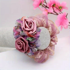 Women's Flower Decor Scrunchie Hair Ties Hair Accessory