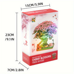 LITT LION Cherry Bonsai Tree Building Set - 2008pcs
