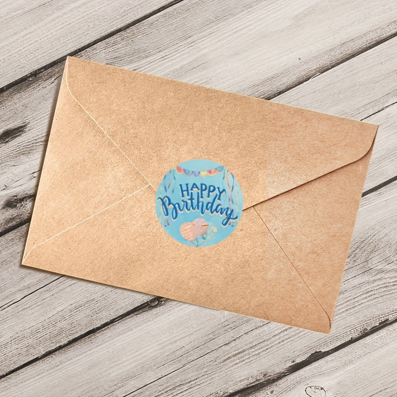 Birthday Party Cartoon Sealing Stickers 500 Sheets