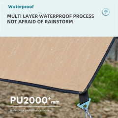Waterproof Camping Canopy Tent - Portable Oxford Cloth Canopy