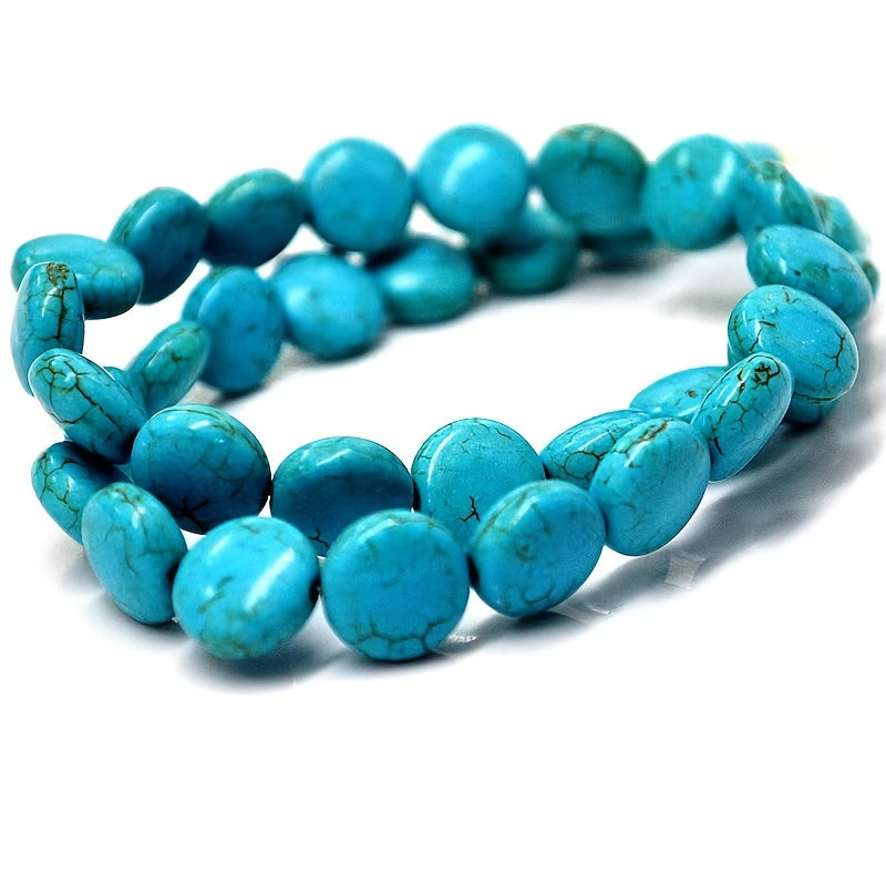 30pcs Turquoise Beads For DIY Jewelry Making - Perfect Gift for Girls