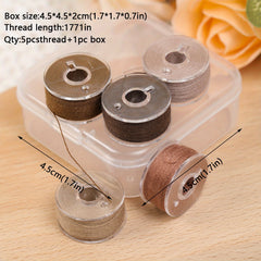 Mini Bobbin Sewing Bobbin Set With Embroidery And Sewing Accessories