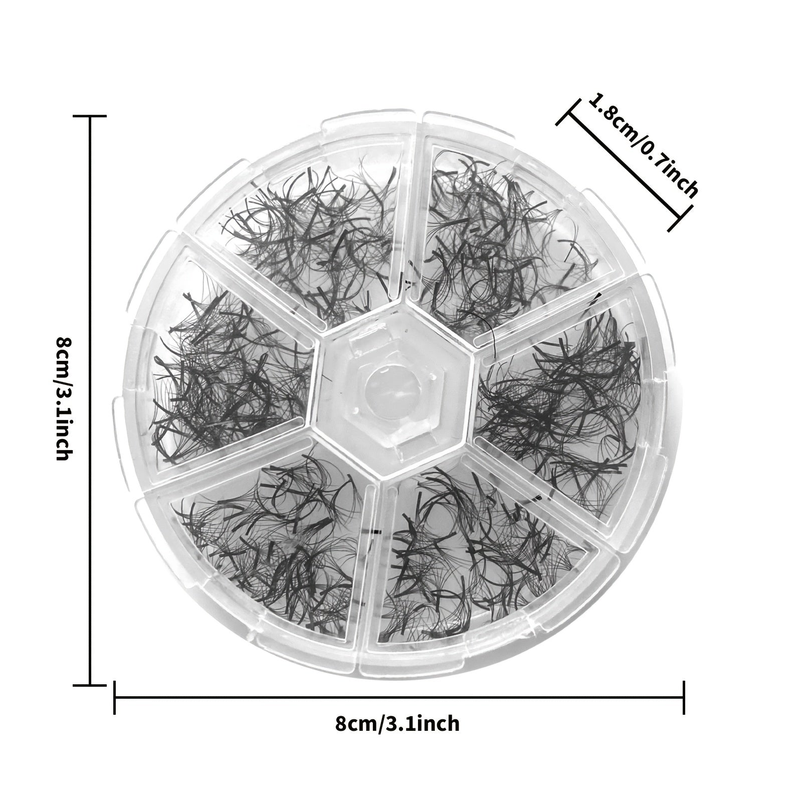 5D Pre Volume Fan Lashes 8-12mm Pointy Base Eyelashes