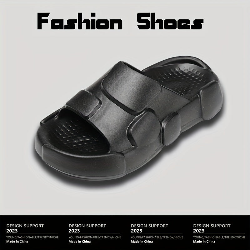 Men's Non Slip Platform Slides Comfortable Cloud Slides