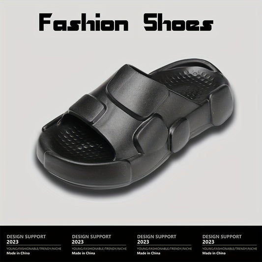 Men's Non Slip Platform Slides Comfortable Cloud Slides