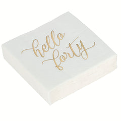 20pcs Disposable Alphabet Napkins for Party Supplies