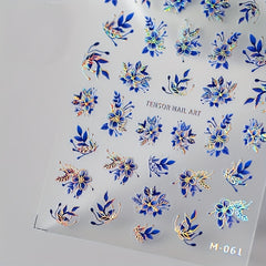 5D Embossed Flower Nail Stickers for Acrylic Nails - Easy Nail Art
