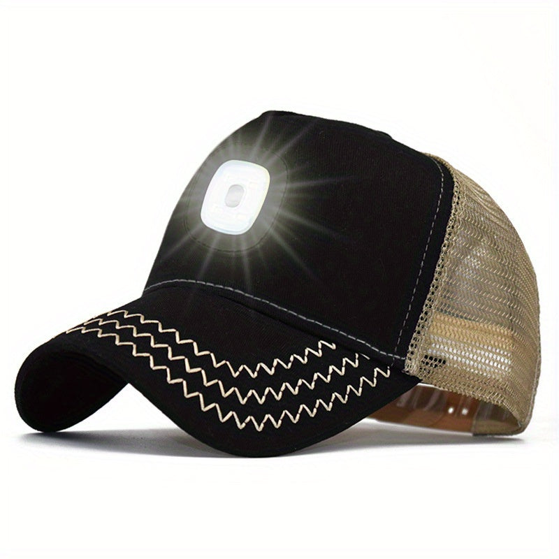 Rechargeable Luminous Cap for Night Sports