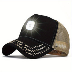 Rechargeable Luminous Cap for Night Sports