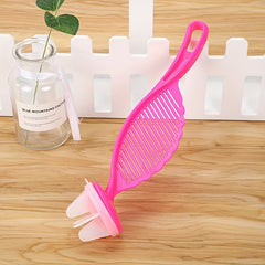 Rice Washing Bowl With Strainer Lid Ergonomic Handle