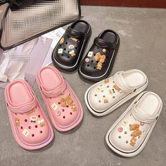 Women's Cartoon Clogs Hollow Out Non slip Slippers