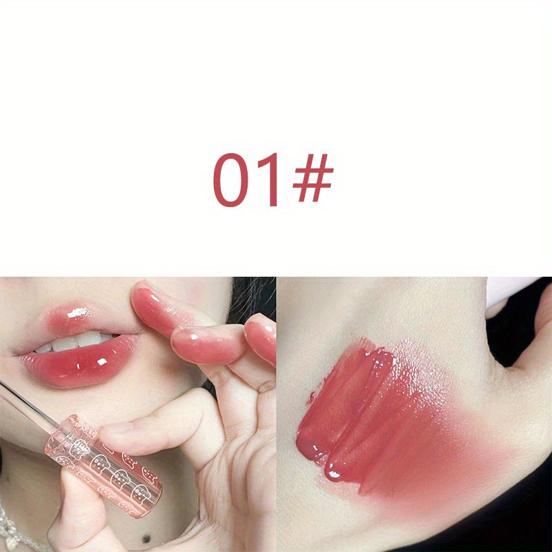 Lip Glaze Lustrous Dewy Finish Long Lasting Coloring Lipstick