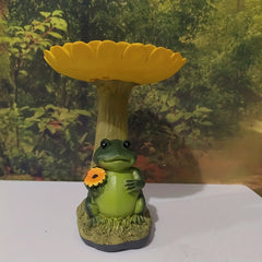 Resin Bird Basin Antique Garden Decor