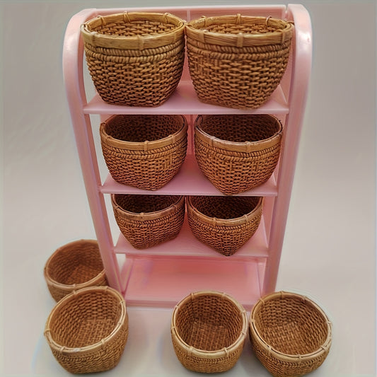 2pcs Landscape Simulation Baskets for Small Table Decorations