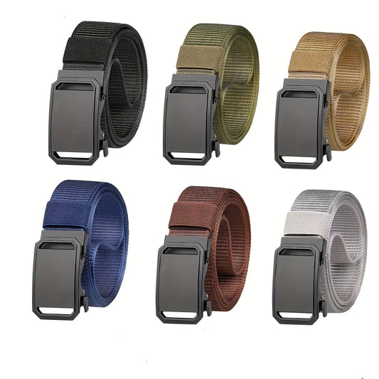 Thickened Belt With Alloy Automatic Buckle Men's Belt