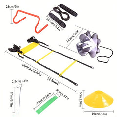 Adjustable Speed Training Hurdles for Fitness - Set of 5