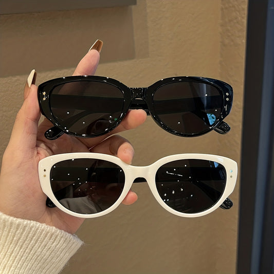 Cat Eye Sunglasses Retro Rivet UV400 Sun Shades