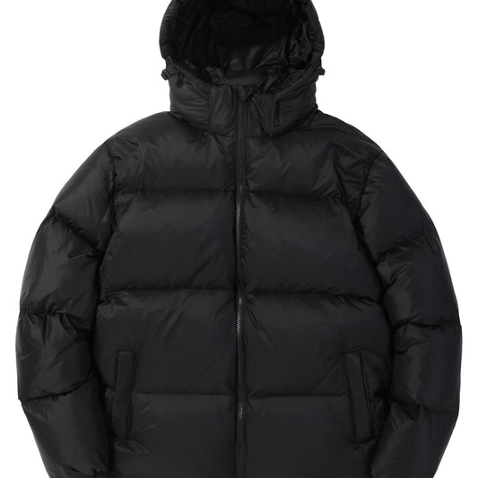 Men's Duck Down Jacket Windproof Hooded Puffer Coat