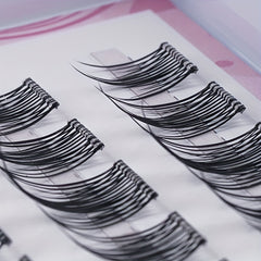 Self Adhesive Individual Cluster Eyelashes DIY Extension Grafting