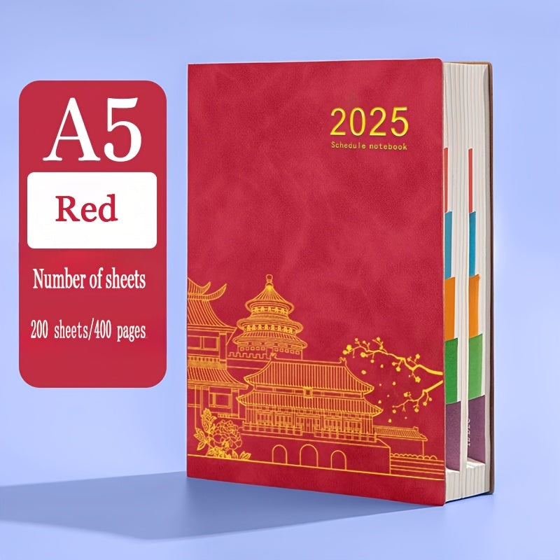 Customizable Planner Thick Journal for Notes Scheduling & Mixed Colors