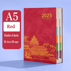 Customizable Planner Thick Journal for Notes Scheduling & Mixed Colors