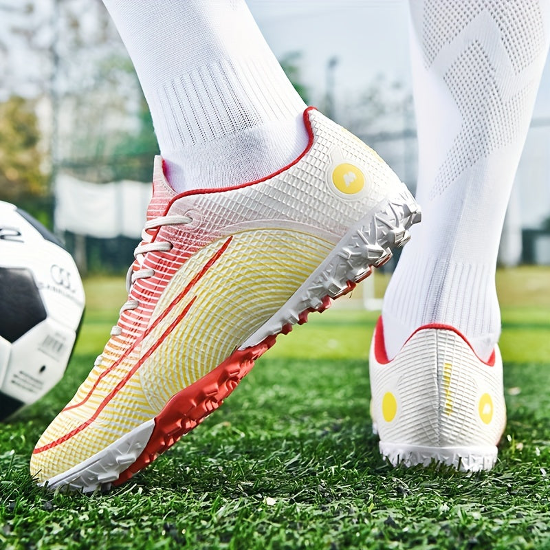 Boys' Anti Skid Turf Football Boots Lace Up Soccer Cleats