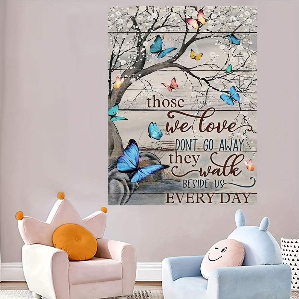 Butterfly Canvas Painting for Home Decor