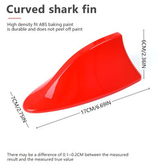 Car Modified Shark Fin Roof Fin Antenna Decorative Perforation Accessory