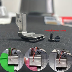 Flat Car Double Layer Wrinkle Presser Foot for Sewing Machine