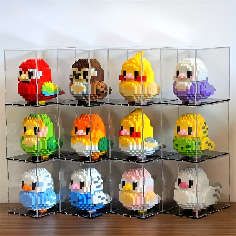 Bird Parrot Building Blocks Set Educational Learning Toy Gift